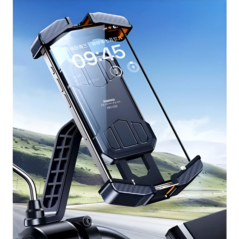 Remax RM-C52 Motorcycle Mount – Secure Grip & 360° Rotation Phone Holder